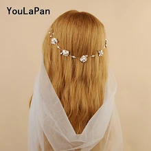 Youlapan HP131 свадебная тиара свадебное украшение на голову Свадебные украшения для волос свадебное украшение со стразами свадебная прическа аксессуары