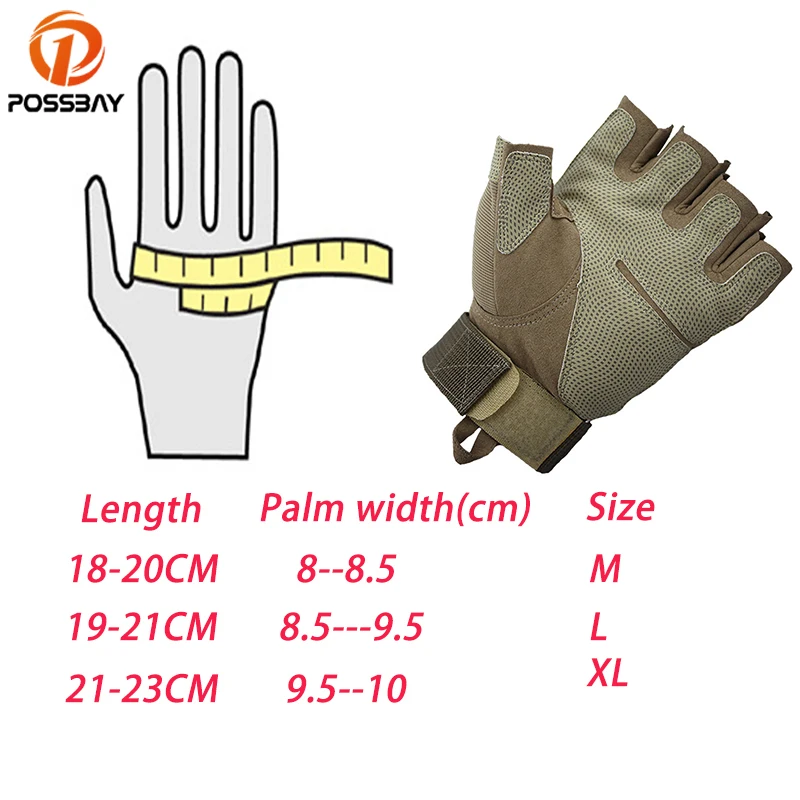 POSSBAY Motorcycle Gloves Outdoor Sports Racing Motocross Protective Gear Moto Woman Men Summer Winter Glove