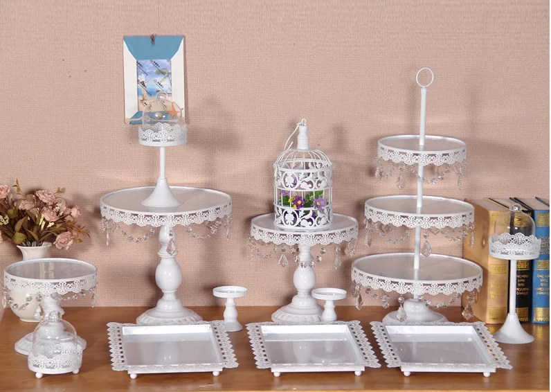 

14pcs/set cupcake stand white color display tray wedding party table decoration for cupcake dessert chocolate stand