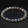 Natural AAA Grey Labradorite Stone Bracelet Rainbow Light Beads Bracelets Handmade DIY Jewelry for Woman Men Gift ► Photo 2/6