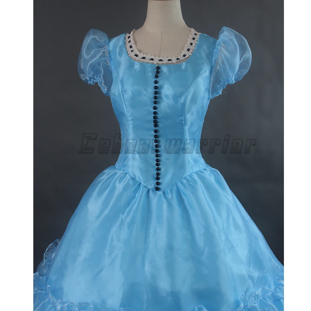 Robe Alice Au Pays Des Merveilles Film Alice au pays des merveilles film Alice robe bleue Cosplay déguisement fête  sur mesure - AliExpress