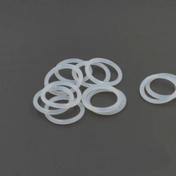 

10pcs Silicone O-ring VMQ wire diameter 3mm Seal ring High temperature resistance Food contact level White rubber OD 50-59mm