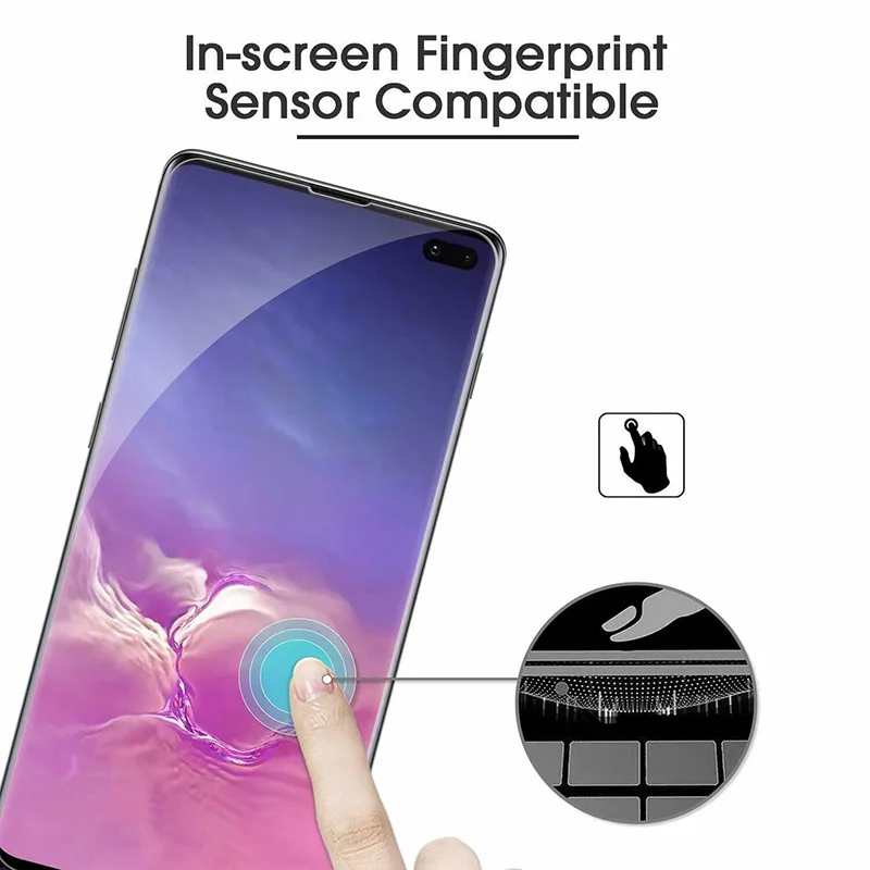 Прозрачная мягкая Гидрогелевая пленка для экрана из ТПУ Samsung S10 Plus Lite новое