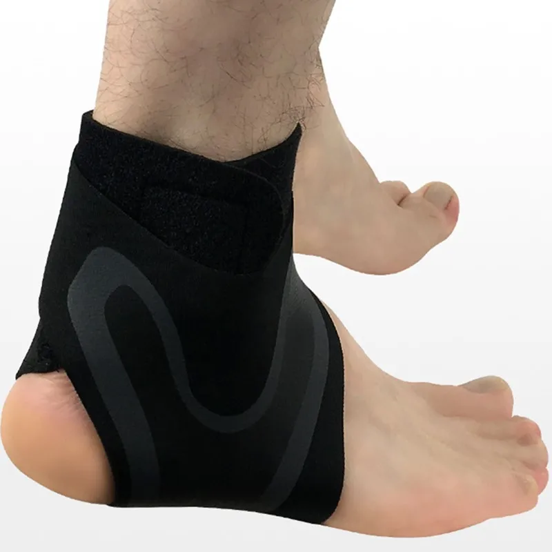 Elastic Ankle Brace Support Adjustable Breathable Foot Support for Sports Protection Sprains Injury Basketball Heel Wrap Sleeve Elastic Ankle Brace Support Adjustable Breathable Foot Support for Sports Protection Sprains Injury Basketball Heel Wrap Sleeve