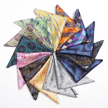 

Square business chest scarf men's suit small square scarf big flower spike fashion trendy chest towel handkerchief