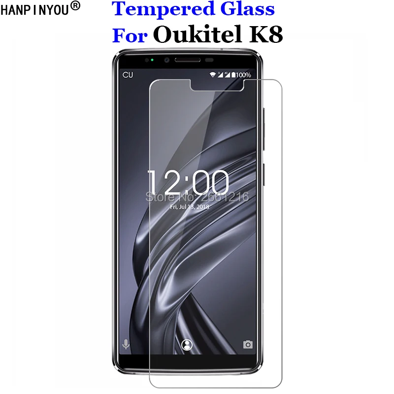Для Oukitel K 8 K8 6 0 &quotпротив царапин переднее жесткое твердое закаленное стекло 9H 2.5D