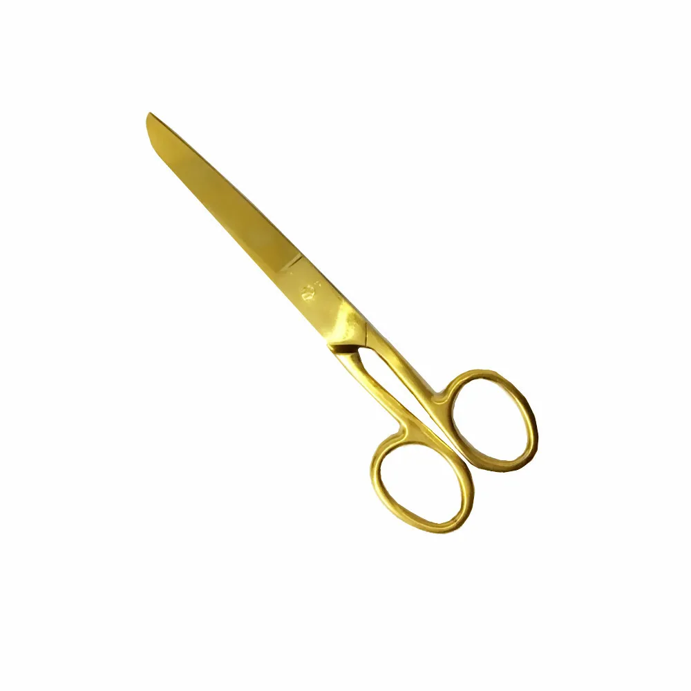 Gold Sewing Scissors Heavy Duty Stainless Steel Tailor Dressmaker