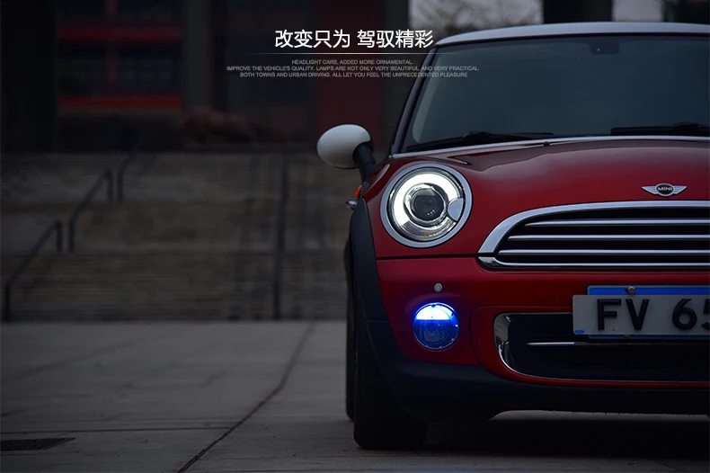 Автомобильный Стайлинг для BMW для mini Cooper Clubman R55 R56 R57 светодиодный передний светильник для оригинального автомобиля с комплектом HID 2007-2013 года