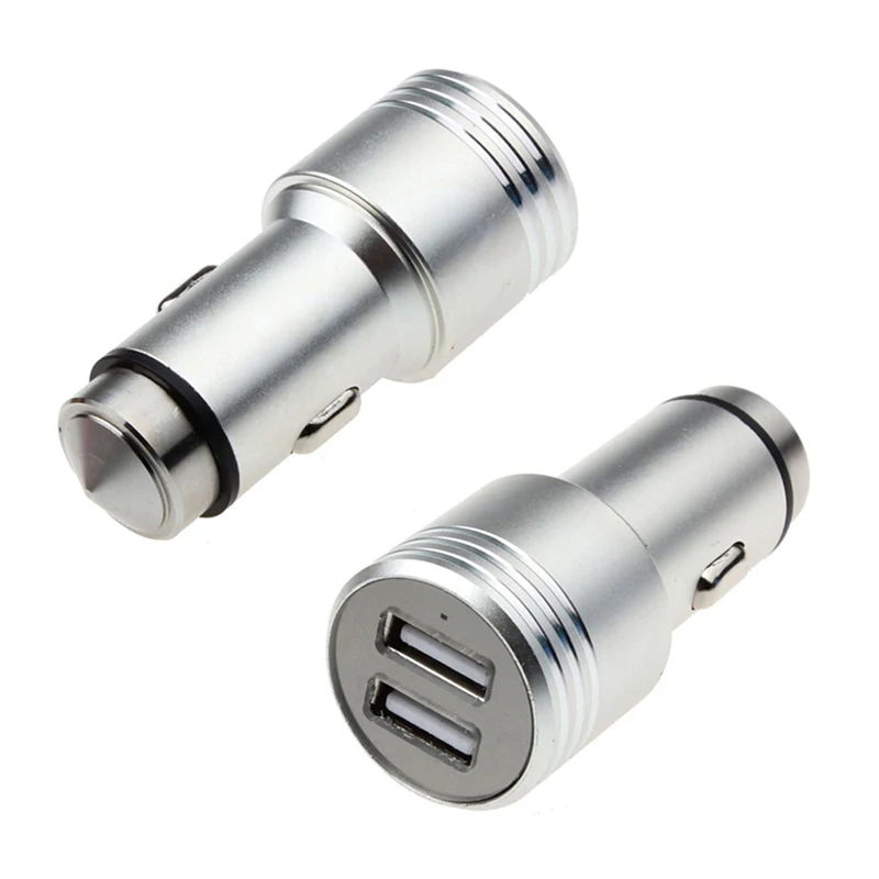 

2016 Portable 3.1A Quick Charge Dual USB + Type C Phone Car Charger