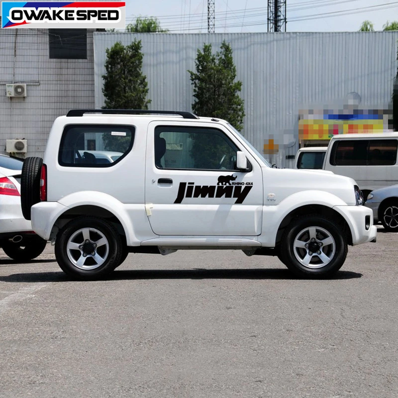 For SUZUKI Jimny MT AT Racing Styling Auto Body Waterproof Vinyl Decal Car Door Side Decals Automobile Accessories Stickers (3)