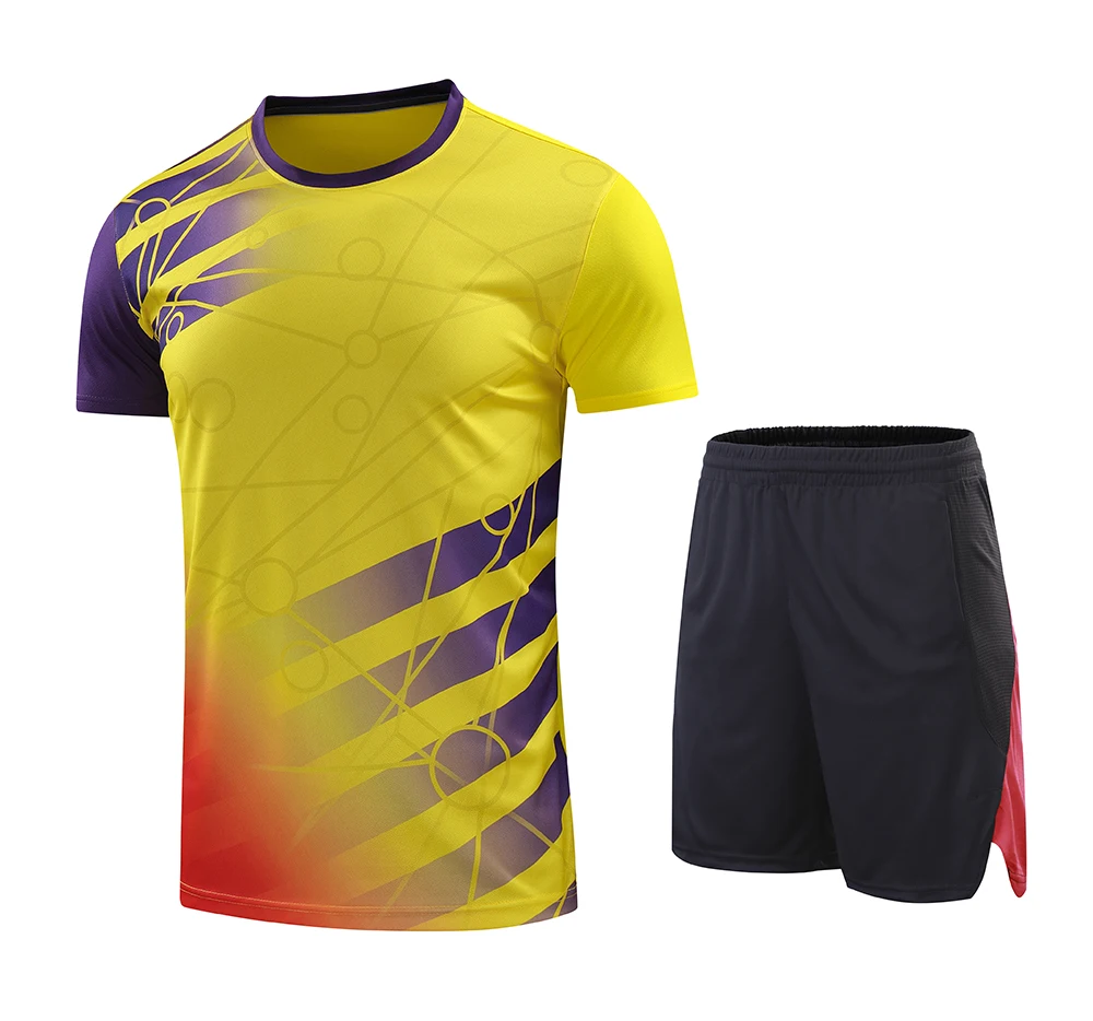Новые наборы для бадминтона для мужчин/женщин, одежда для бадминтона, спортивные теннисные наборы, одежда для настольного тенниса 216AB