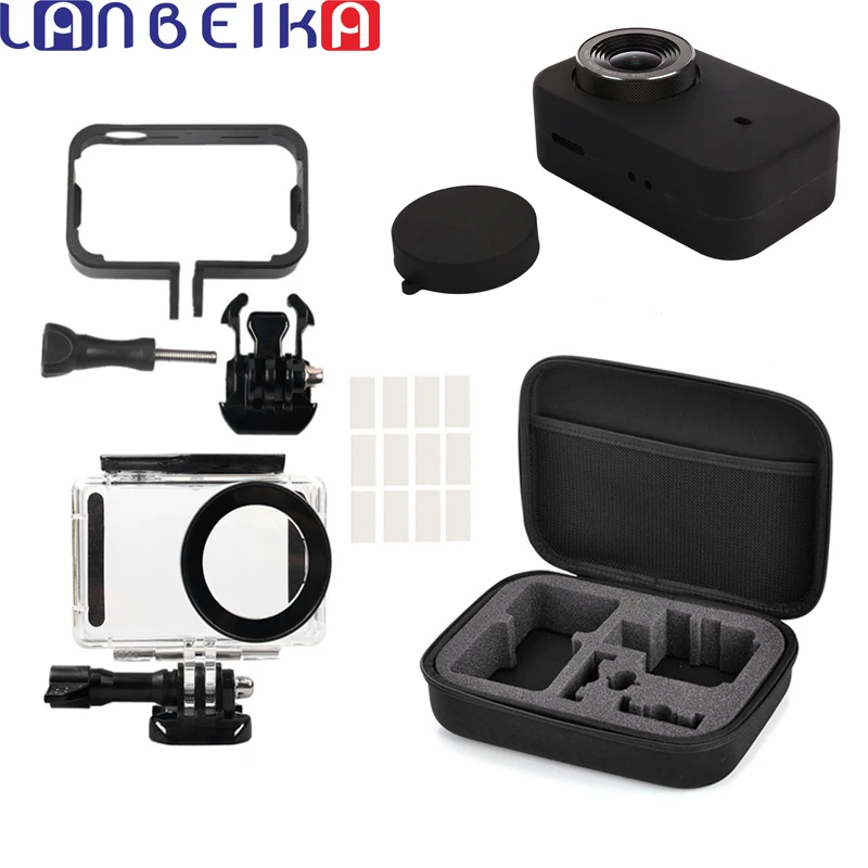 Чехол LANBEIK для Xiaomi Mijia 4K защитный комплект камеры водонепроницаемый корпус рамка