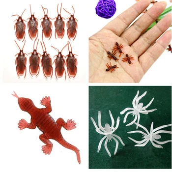

High Quality Simulation Animal Toy Mock Fake Spider/Scorpion/Cockroach/Gecko Trick Novelty Jokes Prank