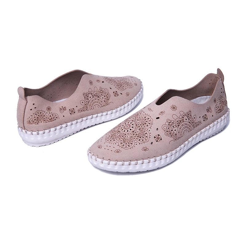 AIMEIGAO High Quality Comfortable Moccasins Women Shoes Vintage Flats Shoes Soft Leather Women Loafers Espadrilles Women Shoes