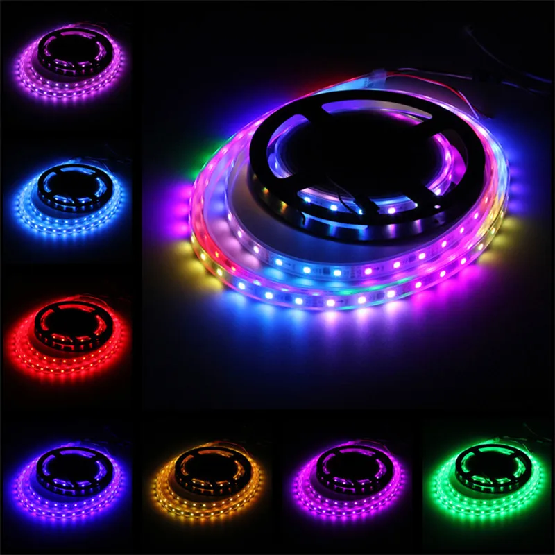 cheap 1M 7.2W RGB Flexible LED Strip Lights 220V SMD 5050 30 LEDs M Plug Kit DC12V Non Waterproof LED Strip