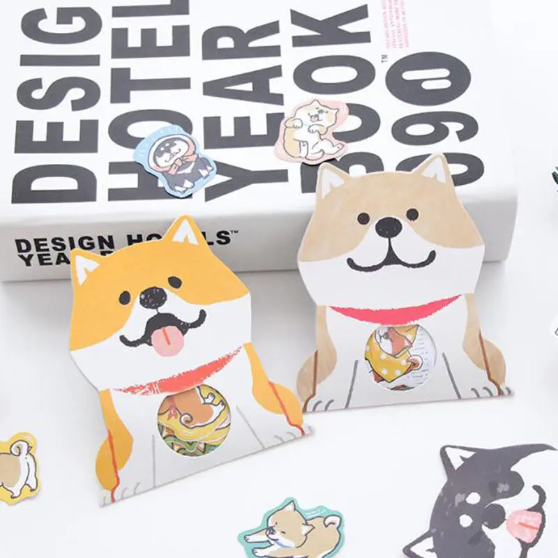 

30Pcs Fashion Creative Cute Dog Sticker Pack Multi Style DIY Decorative Child Fun Game Stickers Scrapbooking Dog Sticker Pack
