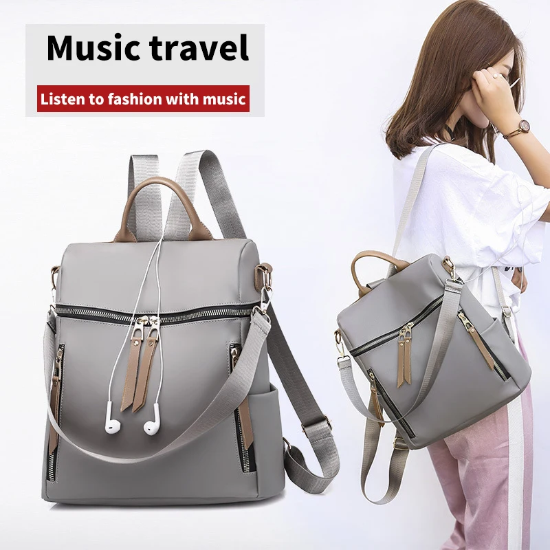 

JOFEANAY Brand Oxford canvas shoulder bag 2018 new nylon student bag wild fashion ladies backpack manufacturers sales