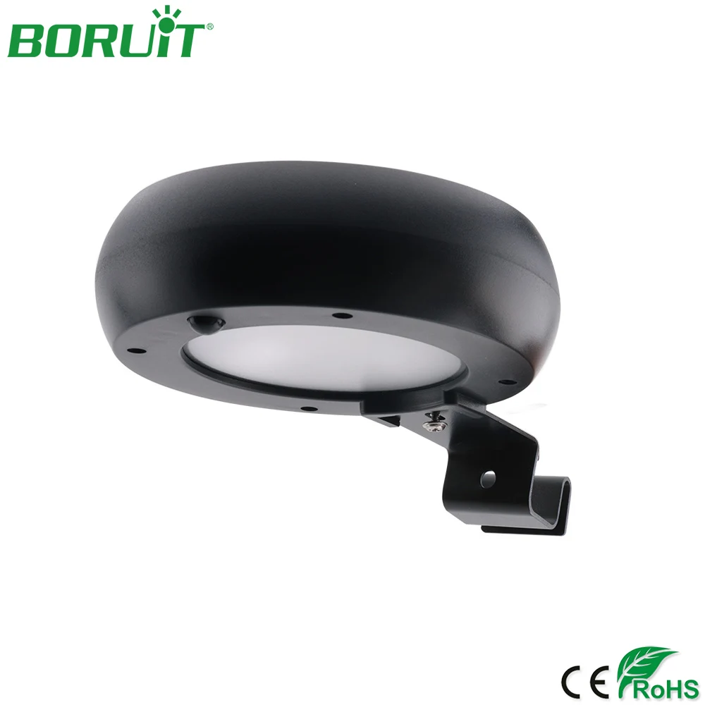 

BORUiT 6 LED Waterproof Outdoor Solar Power Wall Lamp Motion Sensor Garden Yard Solar Light Landscape Porch Pathway Light
