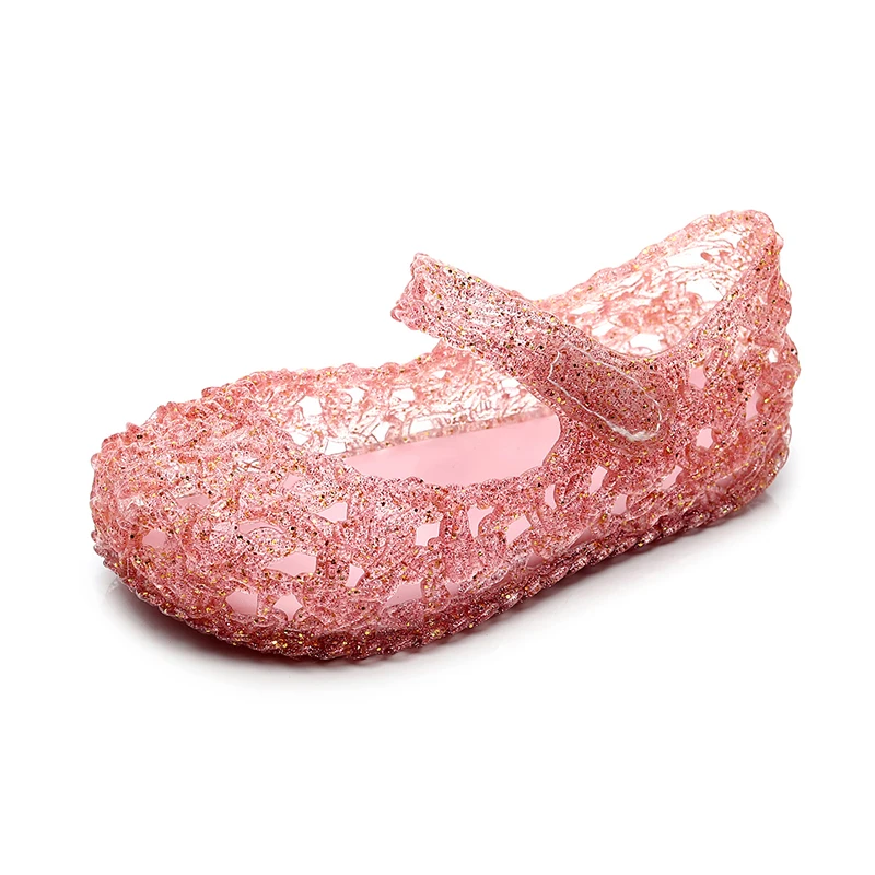 Новинка года; мини-прозрачные сандалии Melissa; детская обувь с птичьим гнездом; детские сандалии ярких цветов; пляжная детская обувь Melissa P