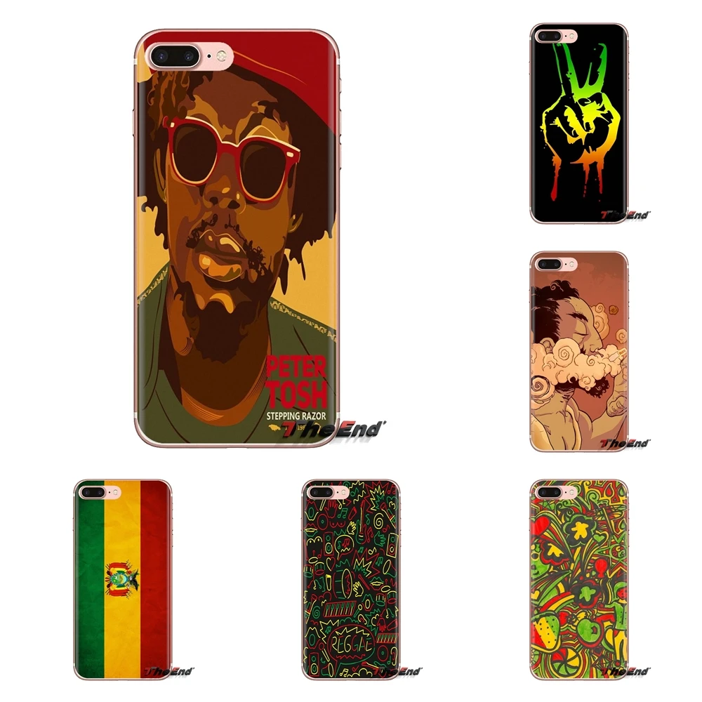

For LG G3 G4 Mini G5 G6 G7 Q6 Q7 Q8 Q9 V10 V20 V30 X Power 2 3 K10 K4 K8 2017 rasta reggae Transparent Soft Shell Covers