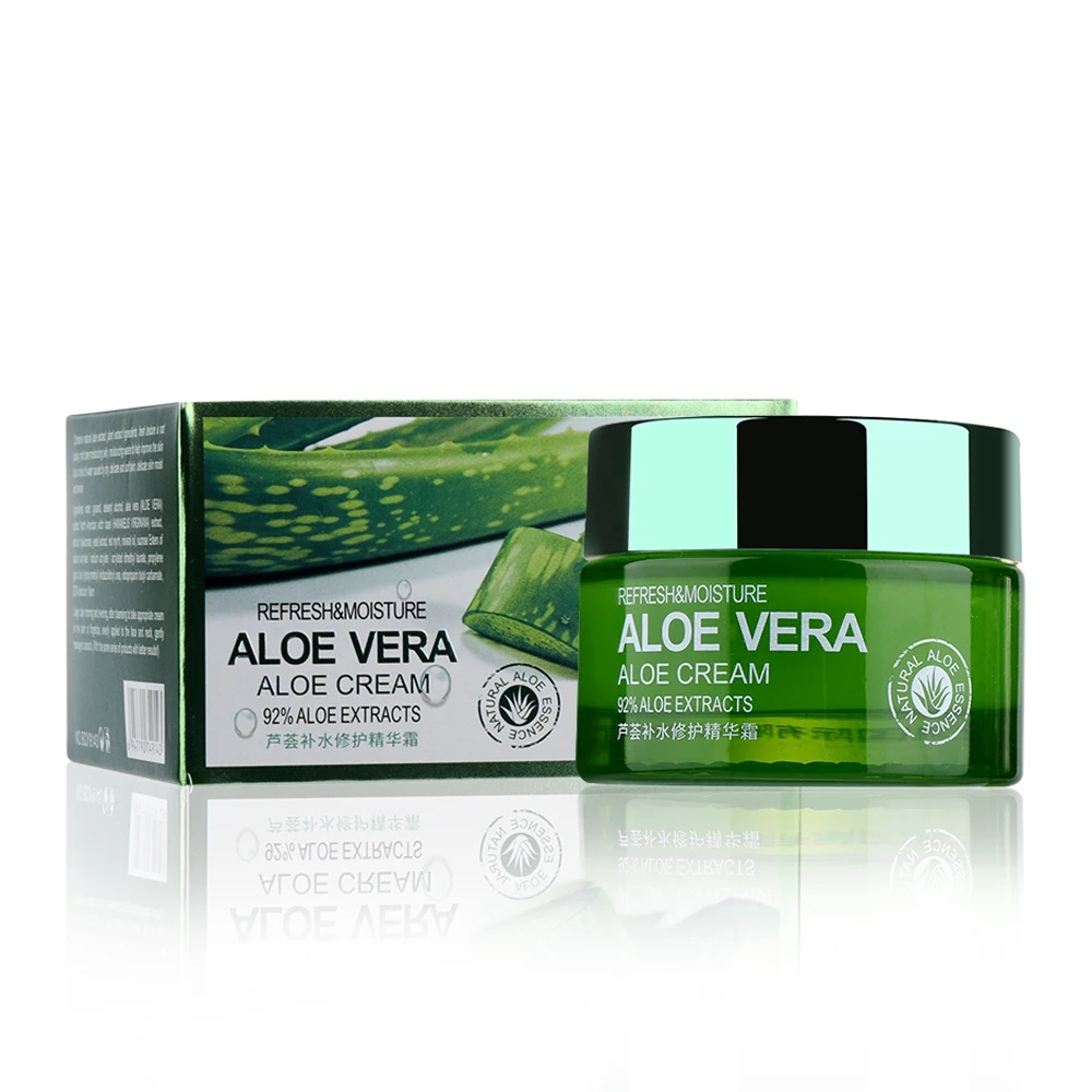 Aloe Vera Gel Cream Smooth Moisturizing Whitening Anti Wrinkle Day Face