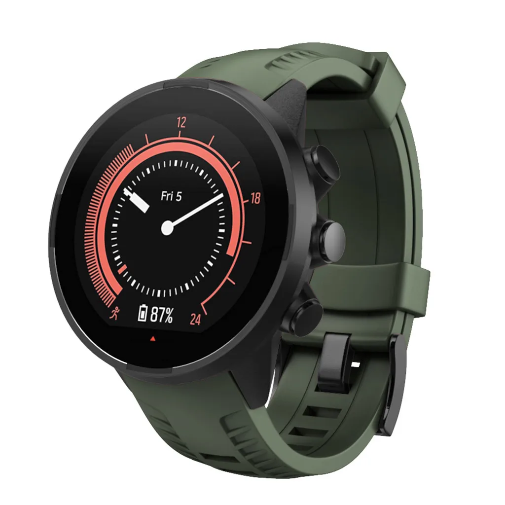 Сменный мягкий силиконовый ремешок для Suunto 9/9 Brao/Spartan Sport HR Baro, умный Браслет, аксессуары для Sunnto