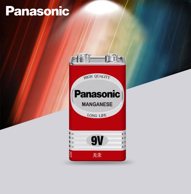 

1PCS 100% Original Panasonic Greencell PP3 6F22 6LR61 MN1604 9V Block Heavy Duty Cell Battery