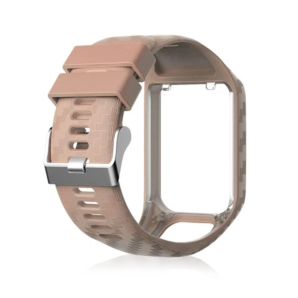 TPE ремешок из искусственной кожи для TomTom Runner2/3 Adventurer/Golfer2 Spark/Spark3 силиконовый сменный Браслет для часов Ремешок