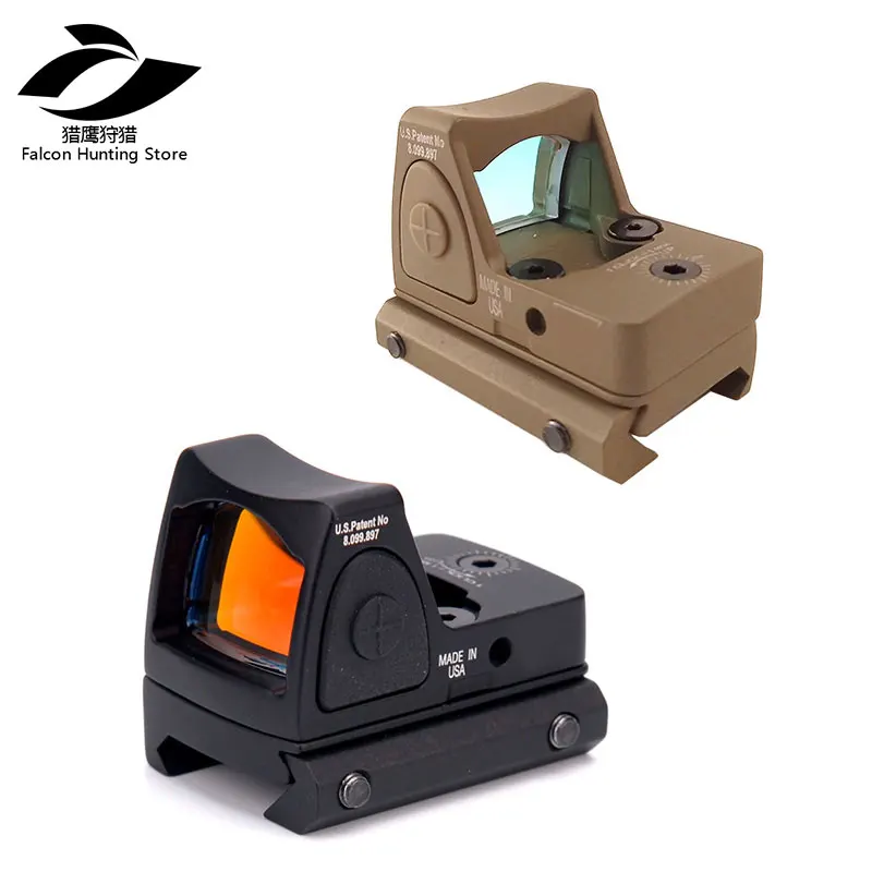 

Tactical hunting RMR Style Reflex Red Dot Sight Scope for Glock 20mm Pictinny Rail Mount Airsoft Pistol Accessories