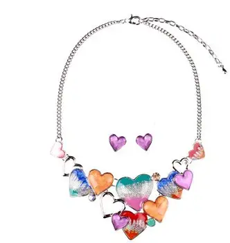 

12 pcs/lot New retro decorative beautiful love Necklace Set