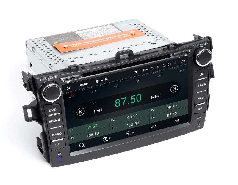 Excellent IPS Octa Core IPS 4G RAM Android 8.0 Car DVD Player for Toyota Corolla 2007 2008 2009 2010 2011 Car Radio With 32G ROM Bluetooth 13