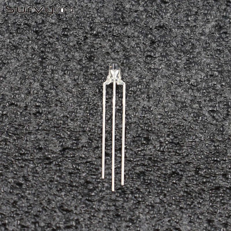 F3 red-blue anode 50 шт. светодиодный светильник 3 мм 5 мм 3pin двойной цвет красно-синий/красно-зеленый прозрачный общий анод/катод - Цвет: F3 red-blue anode
