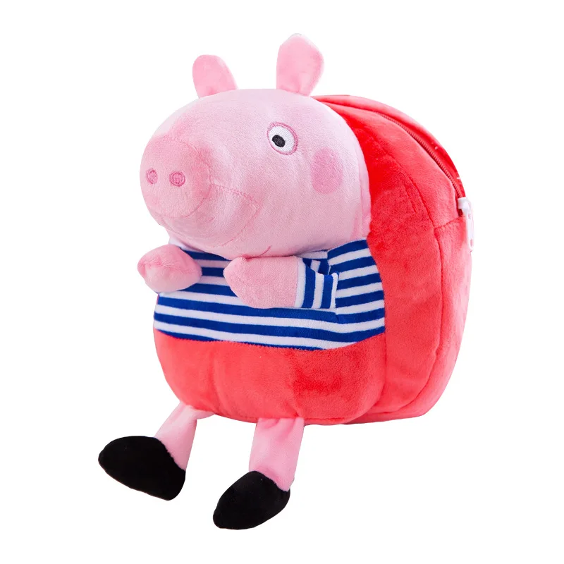 Peppa pig kawaii мягкие игрушки розовая сумка для поросенка детский сад милый