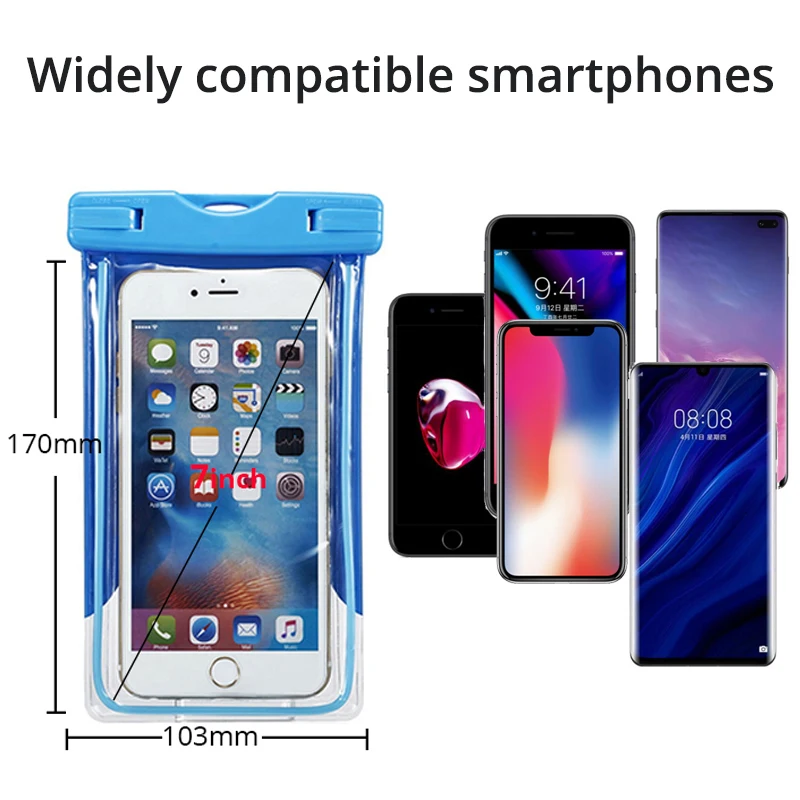 Водонепроницаемый чехол для samsung a50 s8 s10 huawei p30 pro mate 20 p20 p30 lite чехол для съемки под водой прозрачный чехол для смартфона