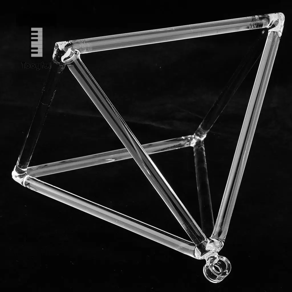 Tooyful Quartz Crystal Singing Pyramid A Note Third Eye Chakra for Relaxation Sound 7inch