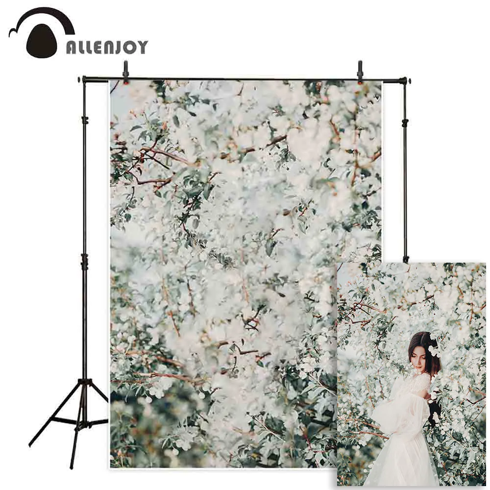 

Allenjoy backgrounds for photo studio flower spring vintage bokeh nature view photography backdrop photocall photobooth props