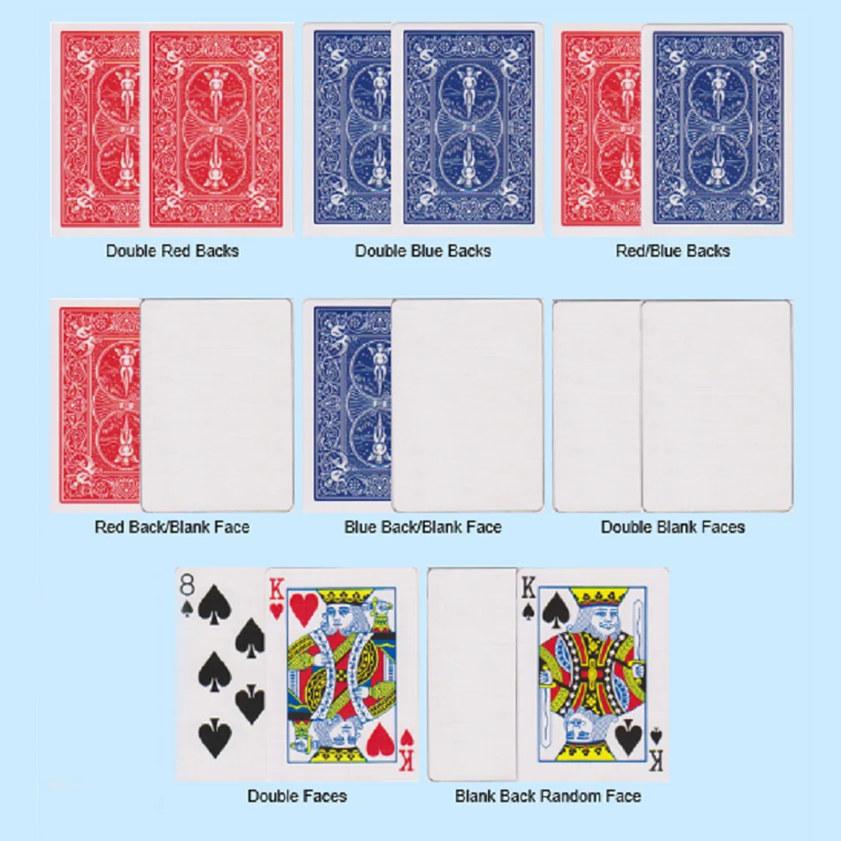 

1 Deck Bicycle Gaff Magic Variety Pack Playing Cards Special Magic Cards Magic Props Magic Trick Only for Magician