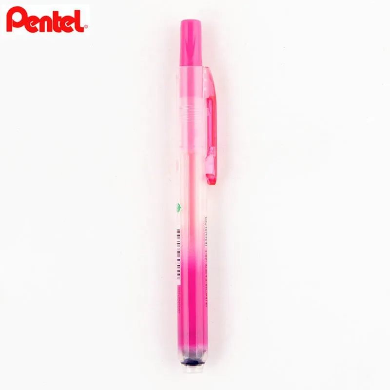Pentel Surligneur Handy Line S SXS15 прессованный стиль текстовый маркер Выдвижная неоновая ручка 6 цветов