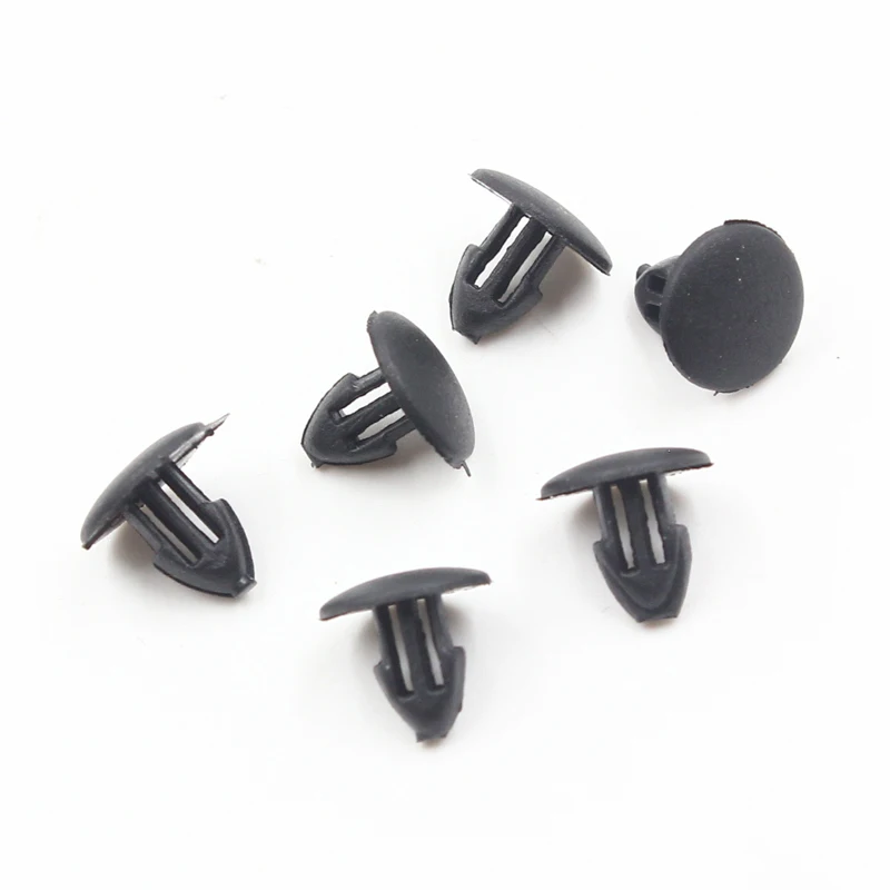 100x Nylon Front Bumper Fender Shield Hood Clips Rivet Retainer for Acura RDX RL