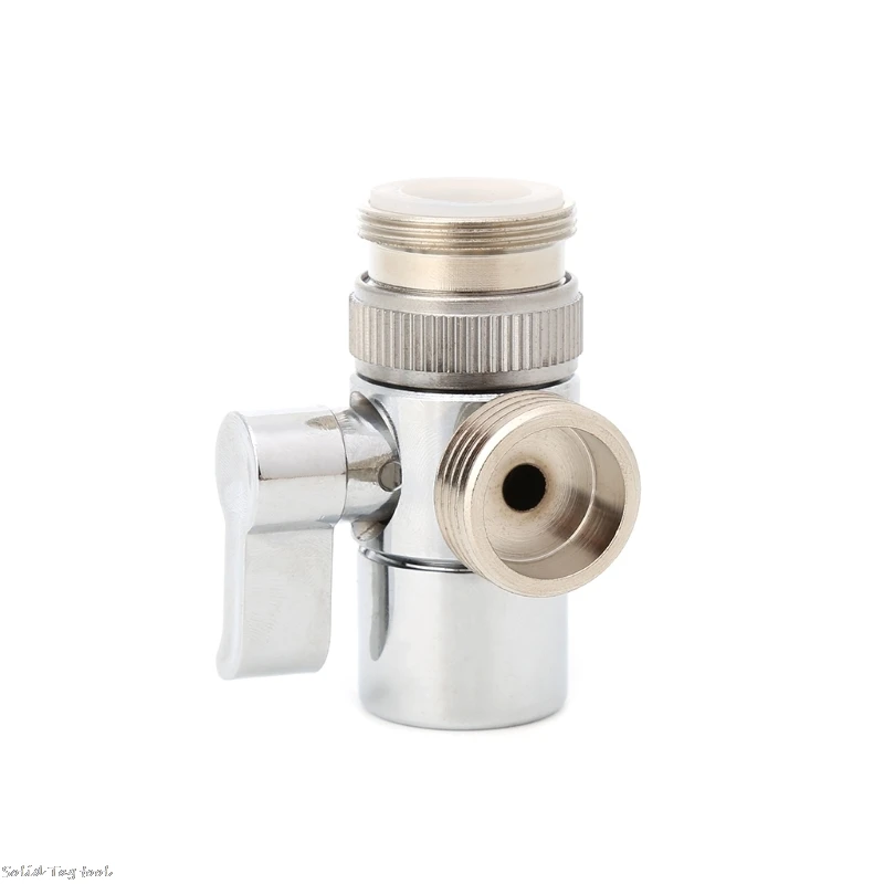 

Bathroom Kitchen Brass Sink for Valve Diverter Faucet Splitter to Hose Adapter M Dropship