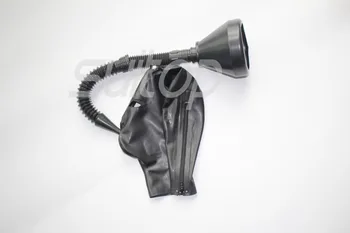

Top selling black latex hood rubber head cover with-pipe