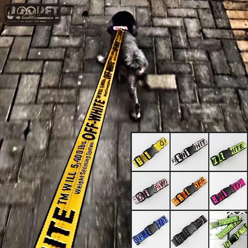 1.6M Pets Dog Adjustable Collar and Leash Set Nylon Leash Puppy Dog Collar Leash Running Dogs Leash Rope For Small Puppy Cats