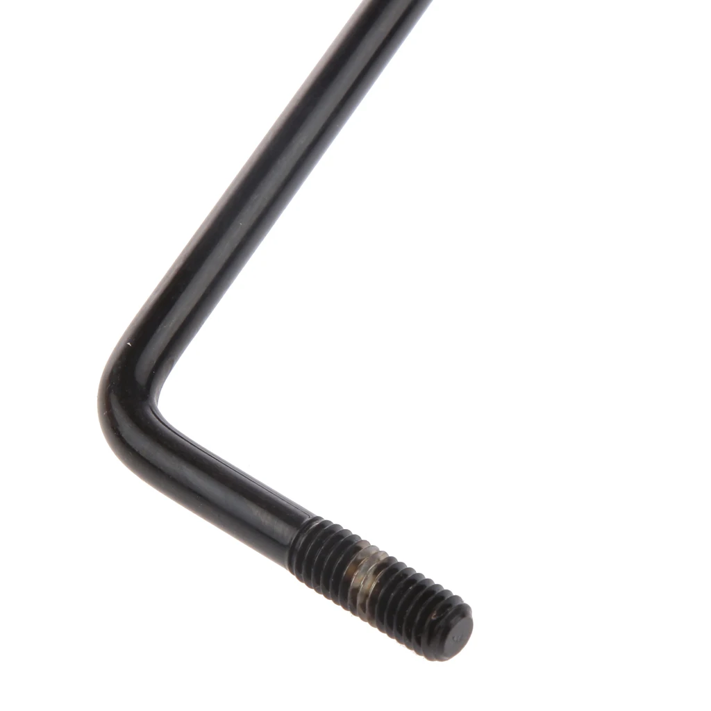 6mm Electric Guitar Tremolo Arm Whammy Bar w/ Black Cap Single Shaking Electric Guitar Crank Lever Single Tremolo Bridge System