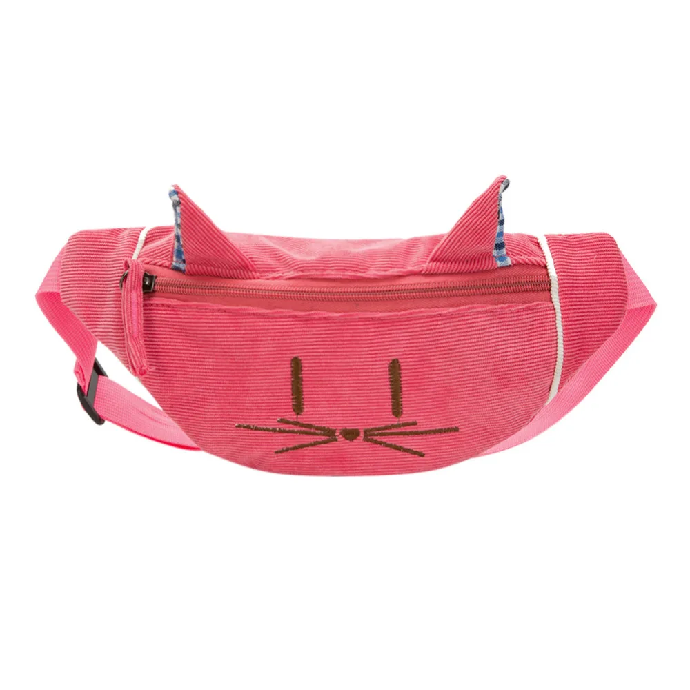 

Cute Canvas Waist Packs Kids Girls Cartoon Animal Chest Pack Shoulder fanny pack for women waist bag women 2018 heuptas pochete