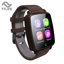 2016 TTLIFE Marke Sport Pedometer Mit SIM Kamera Smartwatch Armbanduhr Bluetooth Smart Uhr Für Android Smartphone Russland T50