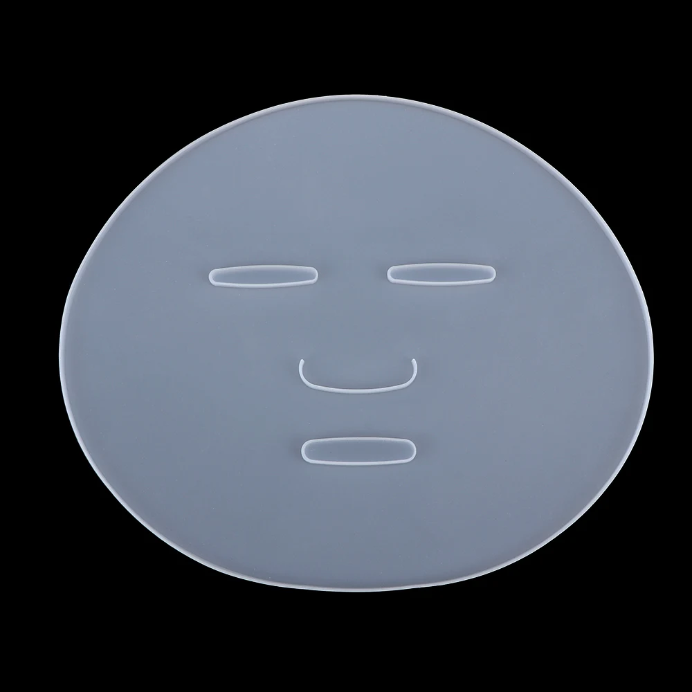 

1pcs Reuseable Facial Mask Plate For Fruit Vegetable Mask Machine Maker Clear Silicone Mask Mold Tray Mask Making DIY Tool