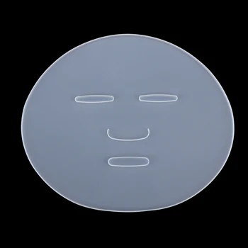 

1pcs Reuseable Facial Mask Plate For Fruit Vegetable Mask Machine Maker Clear Silicone Mask Mold Tray Mask Making DIY Tool
