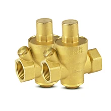 DN15 DN20 DN25 латунь Давление воды снижение поддержания клапаны регулятор Mayitr регулируемые предохранительные клапаны с манометром