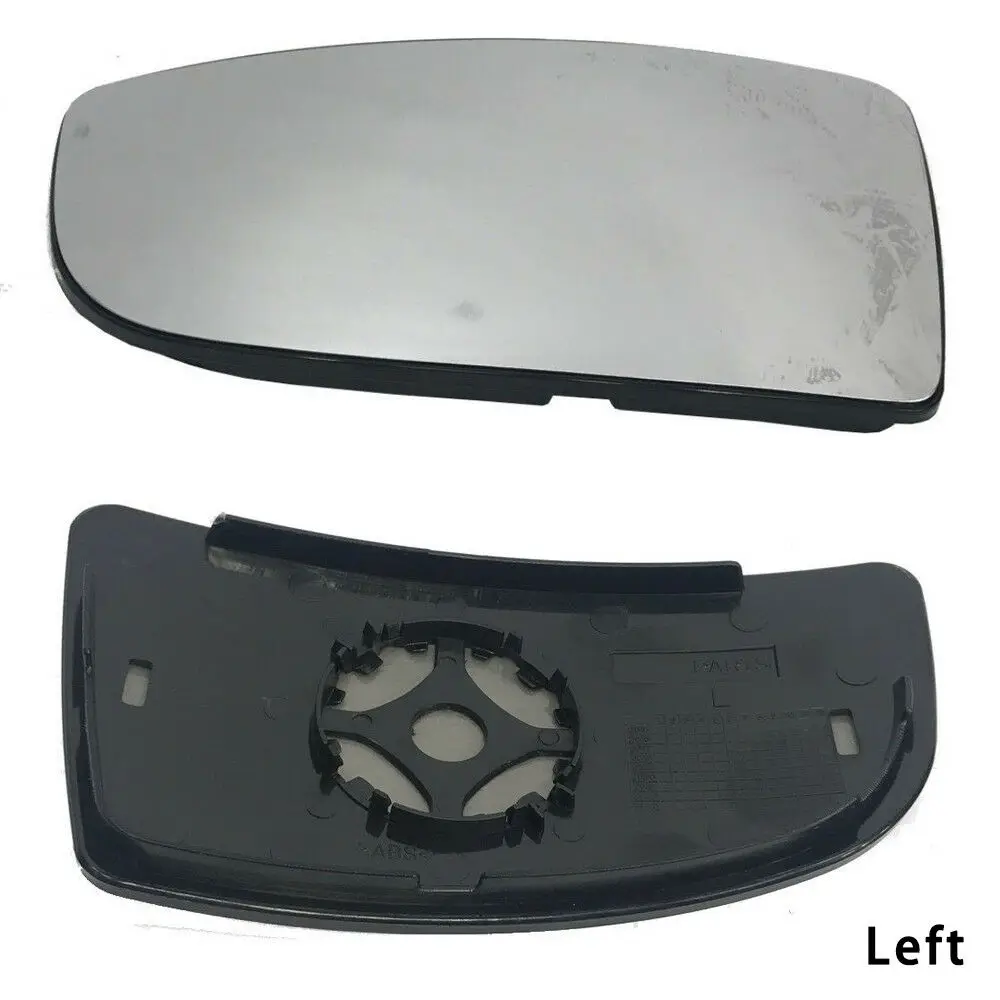 For Ford TRANSIT Mk8 Lower Door Wing Mirror Glass on Passenger Left Back Plate