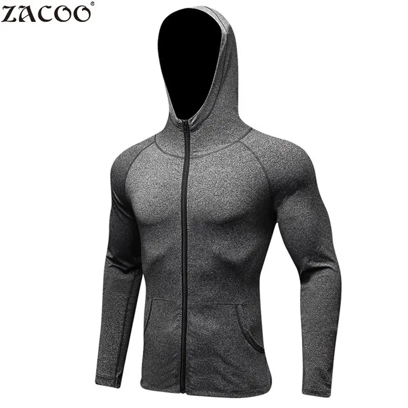 Zacoo мужской быстро сухой пальто с капюшоном зима-осень Повседневное модная куртка ветронепроницаемая одежда мягкий носить мероприятия